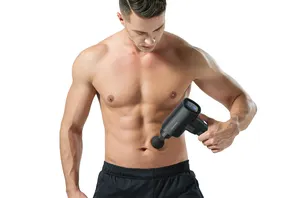 Electric Massage Gun PL-660 Ekang Electric Portable Customized Logo Gym Tissue Deep Massage Gun With Lcd Screen