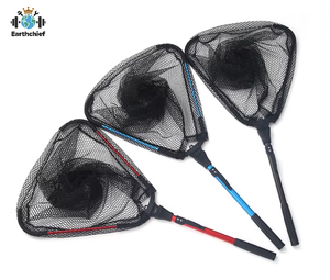 Épuisettes de pêche portables pliables et télescopiques en alliage d'<span class=keywords><strong>aluminium</strong></span> Yiwu - Product Image 1