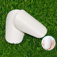 Sangles de protège-tibias pour le football – Manchons élastiques ajustables pour protège-tibias de football avec mini-protections