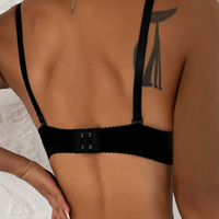 Nouveau Soutien-Gorge à Broderie de Logo Personnalisé avec Nœud 2025 pour Femme, Armature, Dentelle Sexy, Push-Up, Lingerie pour Jeune Fille