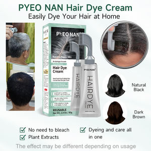 Tinte para el Cabello Natural de Marca Privada, Color Mágico, Crema de Tinte para el Cabello Negro Trufa, Sin Amoníaco, Sin Peróxido, Cubre 100% las Canas - Product Image 4