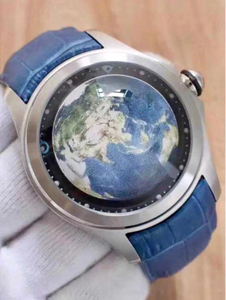 Reloj de Vestir Dectop 2025, Nuevo Diseño con Esfera de Tierra, Mecánico, Automático, Correa de Caucho para Hombre, Cristal de Burbuja, Edición Limitada - Product Image 2
