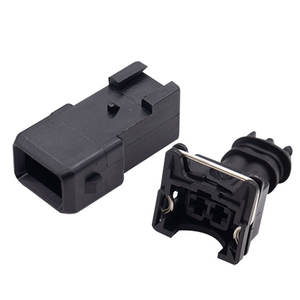 2 Pin <span class=keywords><strong>EV1</strong></span> водонепроницаемый разъем впрыска топлива 282189-<span class=keywords><strong>1</strong></span> мужской женский автомобильный масляный инжектор сопла датчик жгут проводов разъем - Product Image 2