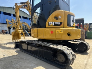 Excavadora usada CAT 303.5E Mini 3,5 toneladas Excavadora hidráulica de orugas de segunda mano 305.5E 306D 307E 308D 320GC para gran venta en Shanghai - Product Image 2