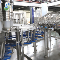 Machine de remplissage automatique de liquides à grande vitesse - Ligne de production d'eau complète avec bouchonnage et étiquetage, pour bouteilles de 500 ml