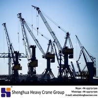 Nouvelle grue de portail de piédestal de port de potence de conception 50T avec le prix usine