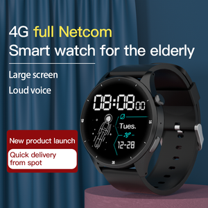 24h gerçek zamanlı konumlandırma etkinliği nabız monitörü 4G <span class=keywords><strong>Sim</strong></span> kart bir anahtar acil çağrı Video çağrı yaşlı telefon görüşmesi izle - Product Image 2