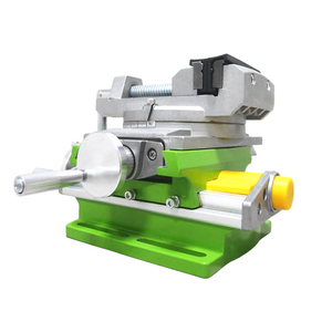 Étau de presse à bois manuel de qualité DIY, réglable et pivotant, à glissière croisée à <span class=keywords><strong>deux</strong></span> <span class=keywords><strong>axes</strong></span>, avec mors rotatifs et mors biseautés pour le travail du bois - Product Image 5
