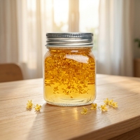 Bocal en verre à large ouverture avec 2 couvercles métalliques hermétiques, plusieurs tailles, qualité alimentaire, pour cornichons, confiture, miel, garde-manger