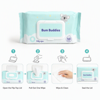 Lingettes nettoyantes pour bébés jetables, douces, non irritantes, au pH équilibré, adaptées aux peaux sensibles, pour la maison
