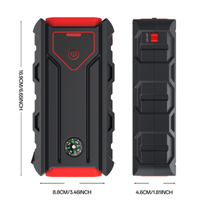Démarreur de voiture portable 12000mAh, courant de crête 1000A, double sortie USB, 12V, batterie externe de secours pour voiture - Product Image 2