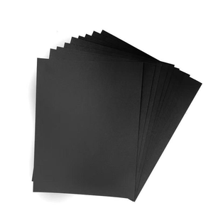 High-Quality 80-400g Black Cardstock Black Bristol Board Thick Durable for Handmade Craft & Gift <b>Packaging</b> - Product Image 1
