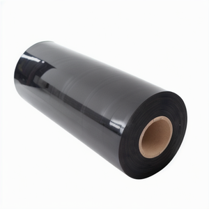 Đen căng bọc công nghiệp sức mạnh thêm dày 4 gói 17.5 "80 gauge (20 micron) Pallet bọc CuộN - Product Image 1