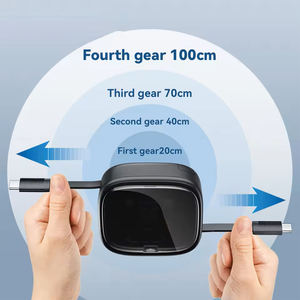 Jeu de câbles multifonctionnels USB-C PD60W, fente pour carte TF/SIM intégrée et support pour téléphone, câble de chargement rapide, câble de données UC027 - Product Image 3