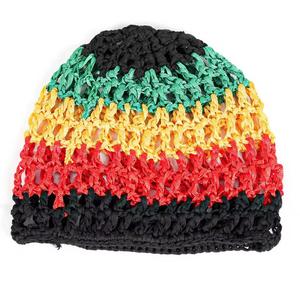 Bonnet en maille crochetée en rayonne épaisse pour <span class=keywords><strong>femme</strong></span>, couvre-chignon court, ornement pour dormir - Product Image 6