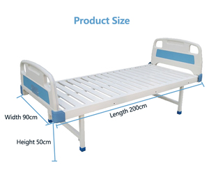 Lit d'hôpital plat de clinique médicale simple pour le traitement des patients à bas prix, isolation d'hôpital modulaire - Product Image 2