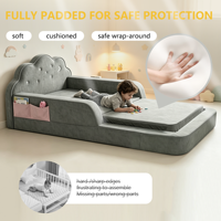 Canapé-lit pliant compact pour enfants, idéal pour le salon, la chambre ou comme coin de jeu, mobilier moderne pour enfants