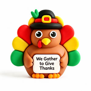Statuette di Tacchino per il Ringraziamento, Decorazioni in Resina a Forma di Tacchino, Ornamenti da Tavola per l'Autunno e le Festività, per Negozi e Casa - Product Image 4