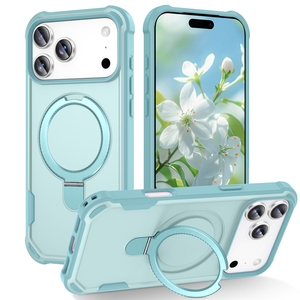 เคสแม่เหล็กสำหรับ iPhone 17 Pro Max, มีขาตั้งเกรดทหารปกป้องโทรศัพท์ทนทานสำหรับ iPhone 17E 16E Air <span class=keywords><strong>16</strong></span> PLUS - Product Image 1