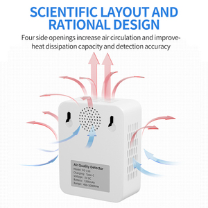 Détecteur de qualité de l'air intelligent multifonction Hedao PG-L58 5 en 1, détecteur de dioxyde de carbone infrarouge Wifi, compteur de CO2 - Product Image 3
