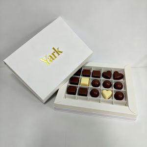 Fourniture d'emballages de luxe pour chocolats truffés, boîte magnétique en carton rigide pour chocolats - Product Image 2