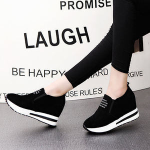 Scarpe da donna sportive piatte autunno moda <span class=keywords><strong>Casual</strong></span> per aumentare l'altezza scarpe donna Outdoor comode 2025 nuove scarpe con zeppa - Product Image 4