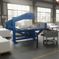 Machine de découpe verticale de mousse EPE entièrement automatique à couteau motorisé, facile à utiliser, économe en énergie, haute efficacité, vitesse rapide
