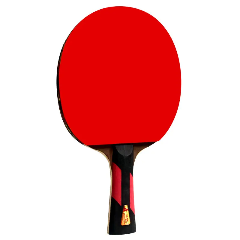 Racchette da ping-pong personalizzate del produttore cinese, pagaie da ping-pong in legno di abete rosso a 5 strati