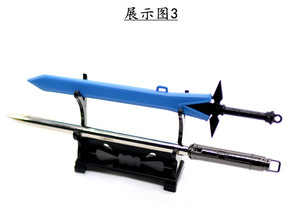 Ensemble <span class=keywords><strong>de</strong></span> 8 pendentifs d'armes <span class=keywords><strong>Sword</strong></span> <span class=keywords><strong>Art</strong></span> <span class=keywords><strong>Online</strong></span> Kirigaya Kazuto, collier, boucle <span class=keywords><strong>de</strong></span> ceinture, ensemble d'armes en métal - Product Image 4