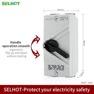 批发UKF IP65防水防雨隔离隔离开关电源系统隔离隔离开关UKF开关 - Product Image 4