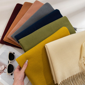 ผ้าพัน<span class=keywords><strong>คอ</strong></span>ไหมพรมเทียมโพลีเอสเตอร์สไตล์เกาหลี<span class=keywords><strong>ส</strong></span>ำหรับผู้หญิง รุ่น Anchor Red Autumn Winter  ใช้ได้หลากหลาย <span class=keywords><strong>ส</strong></span>ีพื้น ให้ความอบอุ่น แห้งเร็ว - Product Image 3