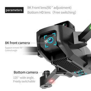 สินค้าใหม่2022 S168 MAX 5กรัม Wifi Fpv Optical Flow กล้องคู่ HD RC Drone 50ครั้งซูมอุปสรรคหลีกเลี่ยง - Product Image 5