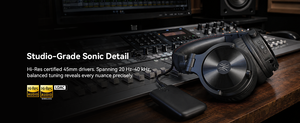 Auriculares Inalámbricos para DJ OneOdio Studio Max 2, Baja Latencia de 20ms, <span class=keywords><strong>Audio</strong></span> de Alta Resolución LDAC de 120H, Controlador de 50mm, Dongle con Cable 4 en 1 de KSHMR - Product Image 6