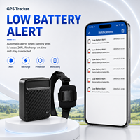 GPS/GSM de 10000mAh, Resistente al Agua, Super Larga Duración de Batería, Alerta de Zona Segura con Geo-cerca, 180 Días de Historial de Rutas, Reproducción, Multibanda Global