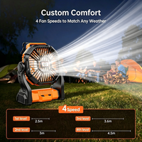 Ventilateur d'été compact et abordable, rechargeable par USB, pour extérieur, avec garantie de retour et de remplacement