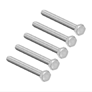 Boulon à six pans creux en acier OEM M8 avec fixation à tête hexagonale à finition simple - Product Image 1