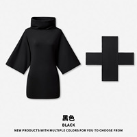 Robe mini moulante à col châle et manches mi-longues style Wasteland personnalisée, sexy et ajustée pour soirée et club, pour femme
