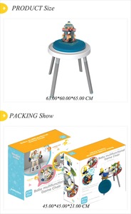 Cadre en plastique durable Blocs de construction <span class=keywords><strong>Jumperoo</strong></span> pour bébé Table et chaise transat pour bébé pour sauter et divertir les marcheurs de bébé - Product Image 5
