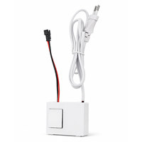 Driver LED intégré 12V 24W avec interrupteur tactile et prises régionales pour la fabrication de miroirs intelligents en Amérique latine et les projets OEM