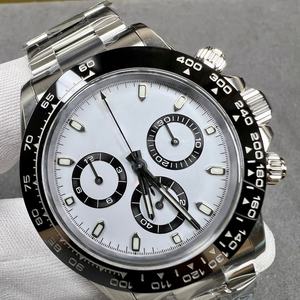 นาฬิกาข้อมือแฟชั่นหรูหราไฮเอนด์ OEM แบบกำหนดเอง  หน้าปัดคริสตัลแซฟไฟร์สีน้ำเงิน  ระบบเตือนภัย  กลไกจักรกล  สายสแตนเลสสตีล  สำหรับทั้งชายและหญิง - Product Image 1