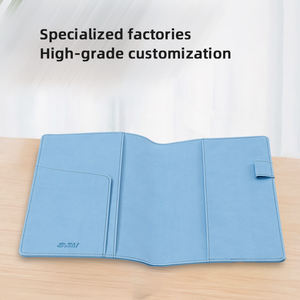 Cubierta de cuaderno diario personalizado suave Pu cuero impermeable plegable logotipo personalizado para gerente médico <span class=keywords><strong>abogado</strong></span> Uso De <span class=keywords><strong>Oficina</strong></span> Administrativa - Product Image 3