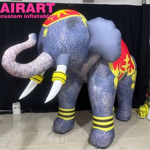 Modelo de Elefante Inflable Realista, Animal Inflable para Decoración de Parques Zoológicos, Eventos y Desfiles - Product Image 6