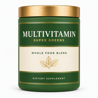 Mélange de superaliments verts multivitaminés en vrac sous marque privée – Vitamines, minéraux, antioxydants, anti-stress, beauté, super-complément