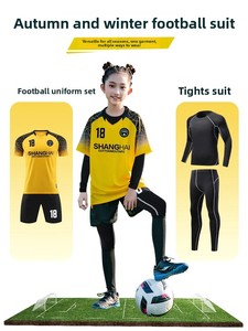 Set di Uniformi da <span class=keywords><strong>Calcio</strong></span> <span class=keywords><strong>per</strong></span> Bambini Personalizzate, Maglie Traspiranti <span class=keywords><strong>per</strong></span> Ragazzi e Ragazze, Divisa da Allenamento Sportivo <span class=keywords><strong>per</strong></span> Squadre Primarie - Product Image 3