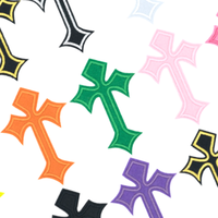 Patch brodé coloré et écologique personnalisable à thermocoller pour vêtements, chapeaux et sacs