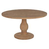 Table à manger MANGO 140x140x77cm (Prof. 140cm) avec pieds tournés