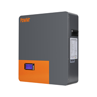Untuk Paket Baterai Cair LiFePO4 5.12KWh 51.2V 100Ah Penyimpanan Energi 6000 Siklus Suhu Operasi 0~65 Sistem Surya Hibrida