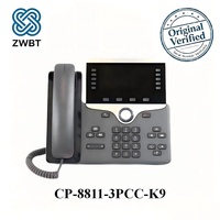 오리지널 시스코 CP-8811-3PCC-K9 IP 전화기 8811 VoIP 데스크 전화기(비즈니스용 멀티플랫폼 펌웨어 탑재)