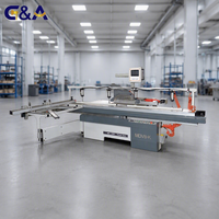Scie à panneaux à table coulissante automatique haute précision MDV8-K à double lame CNC pour la découpe du bois, du MDF et du PVC