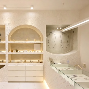 ร้านขายเครื่องประดับ นาฬิกา และสินค้าหรูหรา ออกแบบตกแต่งภายในร้านแบบครบวงจร ปรับแต่งได้ตามต้องการ ตู้โชว์กระจก ตู้โชว์เครื่องประดับ ตกแต่งร้านค้า - Product Image 2
